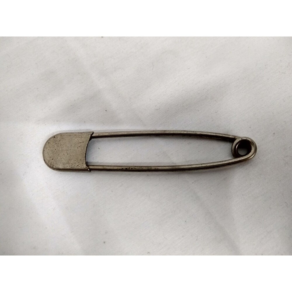 Vintage 1960s 4 1/4" Laundry KI Safety Pins Jumbo Heavy Duty (Made in USA)